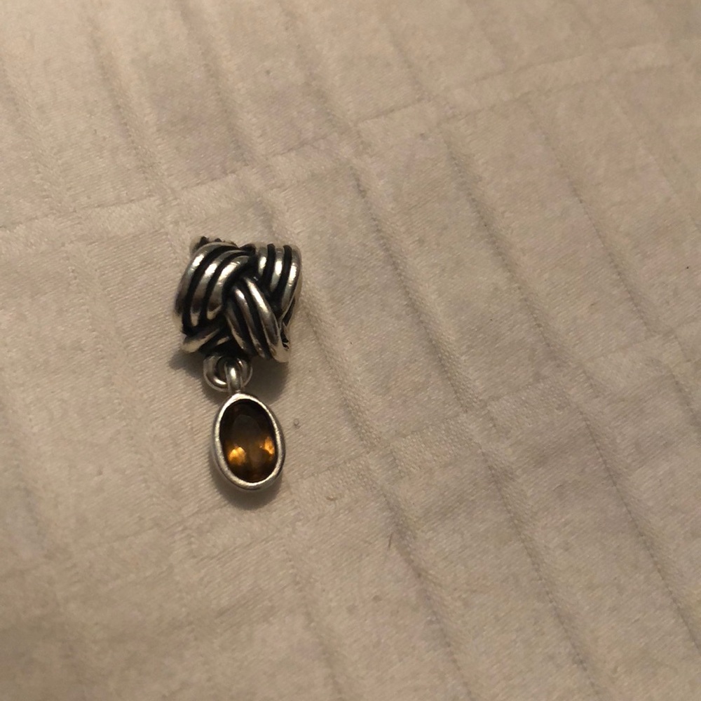 Pandora charm with a November birth stone
